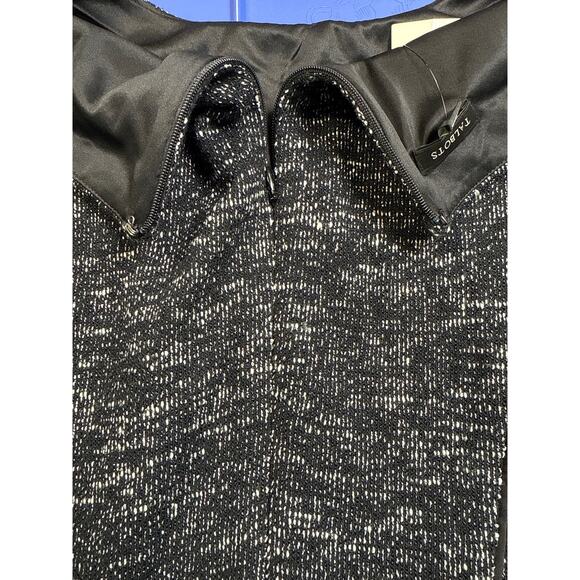 Talbots Women’s Berekley Black White Tweed Seamed Fit and Flare Dress Size 8 NWT - Picture 5 of 8